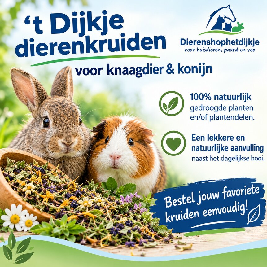  ’t Dijkje dierenkruiden voor knaagdier & konijn 