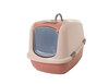 Savic kattenbak nestor jumbo champagne roze / terracotta
