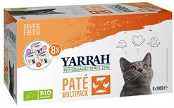 Yarrah organic multipack pate zalm / rund / kalkoen / kip graanvrij
