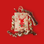 kersttas met hondensnacks OP=OP