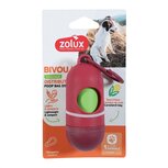 Zolux bvk poepzakhouder + 15 poepzakjes rood