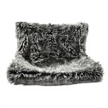 Croci radiatorhangmat gemeleerd zwart