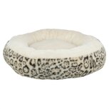 Trixie hondenmand leo soft rond pluche creme / panterprint