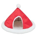 Trixie xmas iglocavia / konijn rood / wit