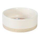 Zolux olaria voerbak keramiek beige