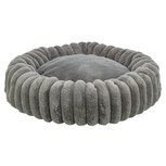 Trixie hondenmand lonni rond brede ribstof antraciet