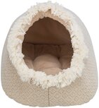 Trixie kattenmand iglo boho beige