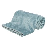 Trixie hondendeken barry softpluche blauw / grijs