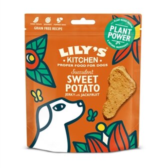 Lily&#039;s kitchen dog adult succulent sweet potato / jackfruit jerky