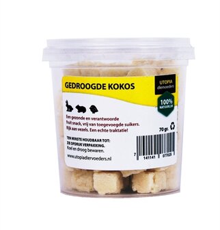 Utopia gedroogde kokos