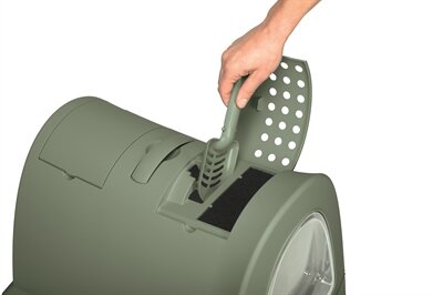 Imac kattenbak zuma met schuiflade groen