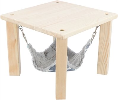 Trixie schuilplaats met hangmat sunny assorti / grijs