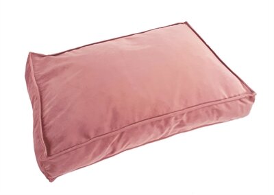 Woefwoef hondenkussen lounge velvet roze