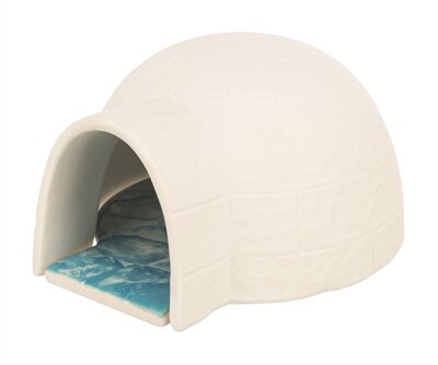 *Trixie hamster iglo met koelplaat keramiek wit