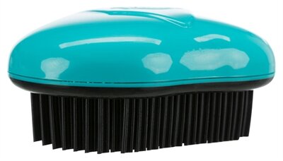 Trixie textielborstel zwart / turquoise