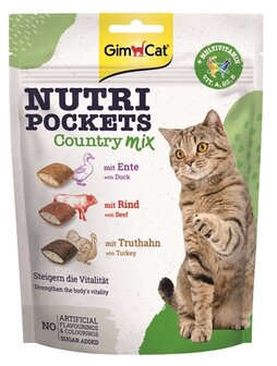 Gimcat nutri pockets country mix