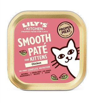 Lily&#039;s kitchen cat kitten smooth pate chicken