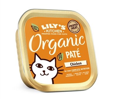 Lily&#039;s kitchen cat organic chicken pate