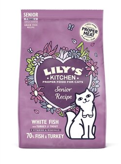 Lily&#039;s kitchen cat senior fish / turkey recipe