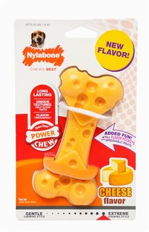 Nylabone dura chew cheese bone tot 16kg nu &euro;8,99