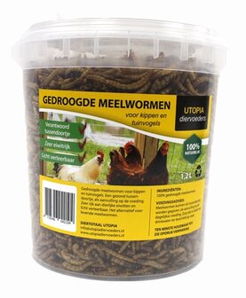 Gedroogde meelwormen