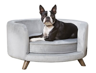 Enchanted hondenmand sofa rosie grijs 68,5x68,5x35,5cm