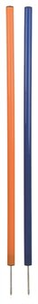 Trixie dog activity agility slalom stokken blauw / oranje