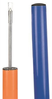 Trixie dog activity agility slalom stokken blauw / oranje