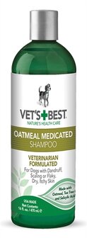 Vets best oatmeal medicated shampoo