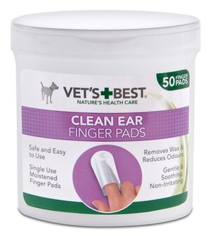 *Vets best clean ear finger pads