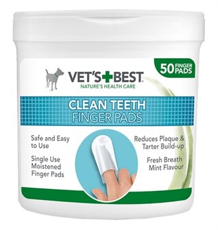 *Vets best clean teeth finger pads