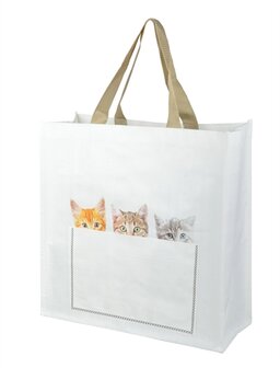 Shoppingbag kiekeboe kat assorti