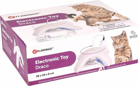  Flamingo electronic  cat toy draco