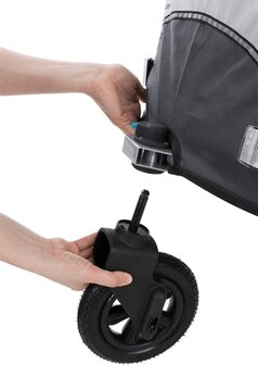 Trixie frontwiel voor fietskar 12794 / 12794 / 12798