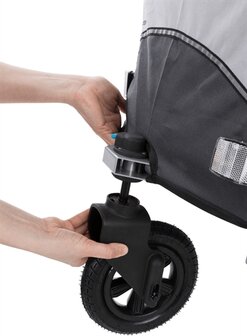 Trixie frontwiel voor fietskar 12794 / 12794 / 12798