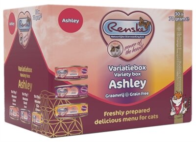Renske vers mousse kat variatiebox ashley zalm / eend / kip graanvrij