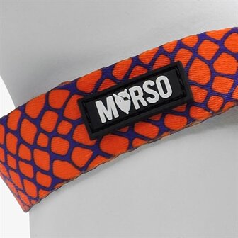 Morso mini hondentuig verstelbaar gerecycled urban lizard rood