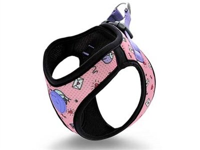 Morso hondentuig body mesh gerecycled sweet tweet roze