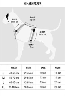 Morso hondentuig h-tuig gerecycled full metal dog bruin