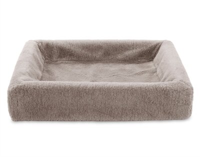 Bia bed fleece hoes hondenmand taupe