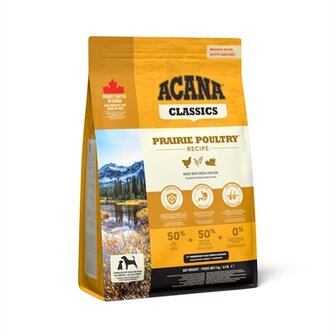 Acana classics prairie poultry