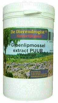 Dierendrogist groenlipmossel extract veterinair