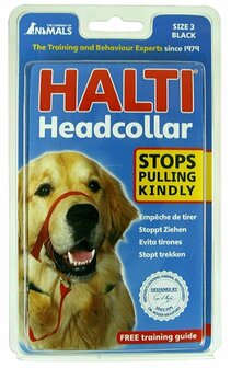 Company of animals halti headcollar zwart