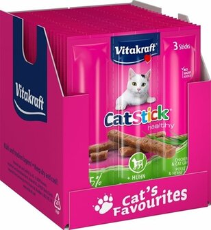 Vitakraft cat-stick mini kip / kattengras