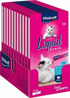 Vitakraft cat liquid snack zalm &amp; omega