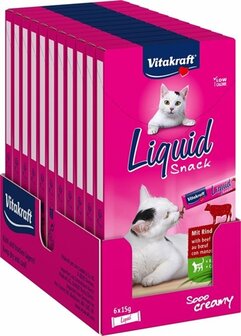 Vitakraft cat liquid snack rund &amp; inuline