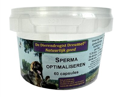 Dierendrogist sperma optimaliseren capsules