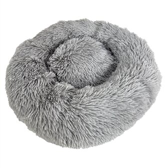 Sazzz hondenmand fluffy lichtgrijs (aanbieding maat 65x65x15 van &euro;42,99 nu &euro;19,95)