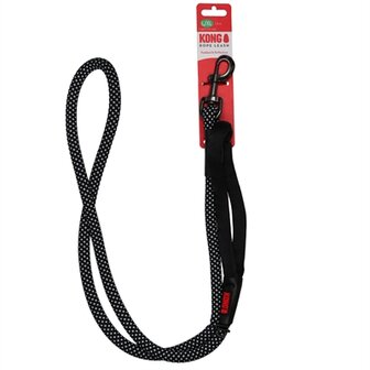 Kong hondenriem retriever touw zwart