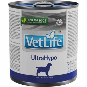 Farmina Vet Life voer voor ultrahypersensitive honden 300g 